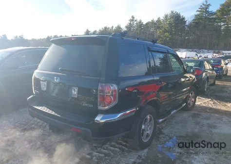 2007 Honda Pilot Ex-L from USA, damaged, VIN 2HKYF18517H538792